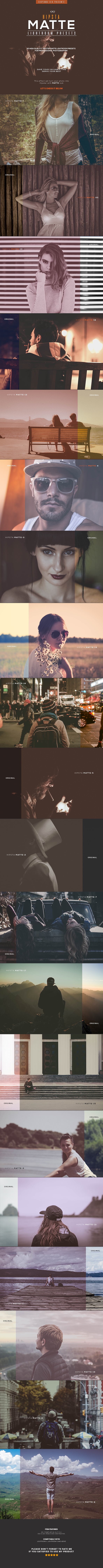 Hipsta Matte Lightroom Presets - Vintage Lightroom Presets