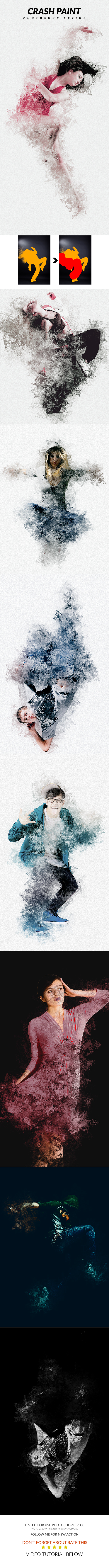 Crash Paint Action by PSDSquare GraphicRiver