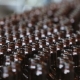 Dark Glass Bottles On The Conveyor - VideoHive Item for Sale