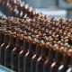 Flow Bottles On The Line. Automatic Supply Of Bottles On The Bottling Line - VideoHive Item for Sale