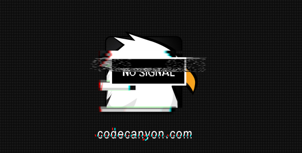 No Signal Glitch Logo