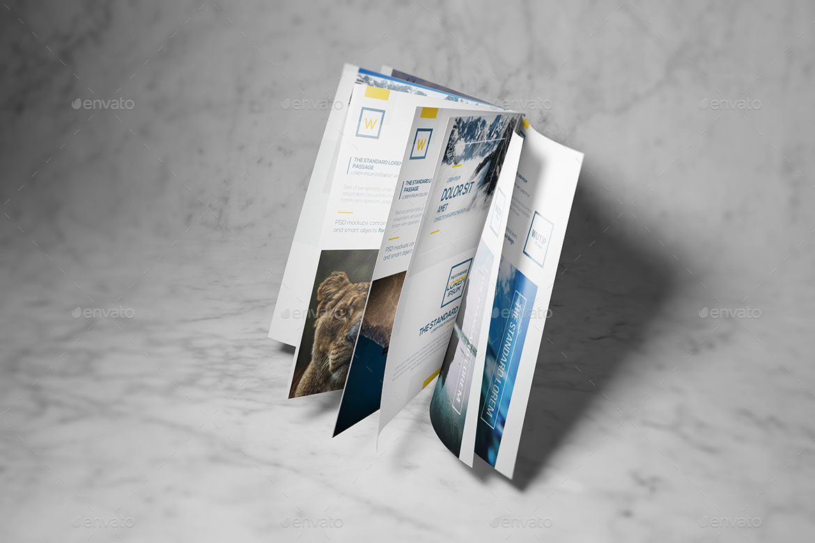 Download A4 A5 Brochure Booklet Mockups By Wutip Graphicriver