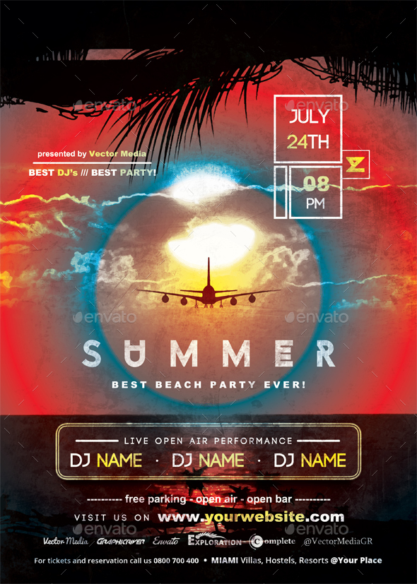 Summer - Flyer [Vol.2], Print Templates | GraphicRiver