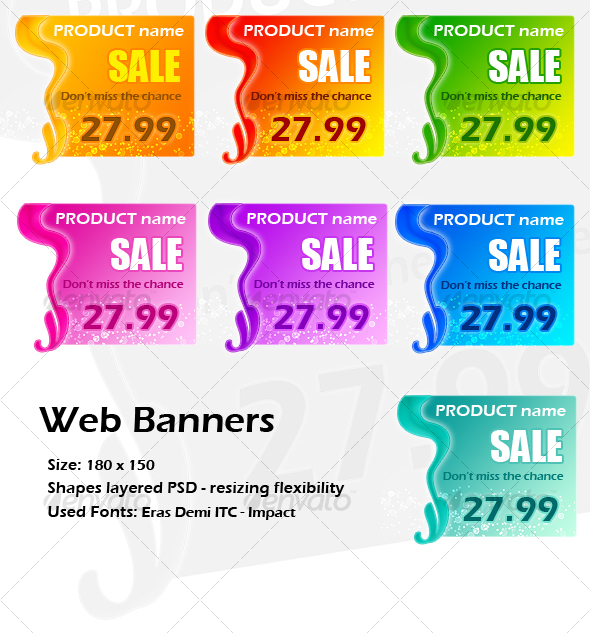Web Ad Banner 180x150px - Web Elements