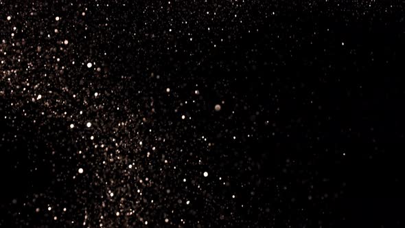 SIlver Glitter Background in Super Slow Motion at 1000Fps alt