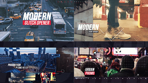 Modern Urban Glitch - VideoHive 16951501