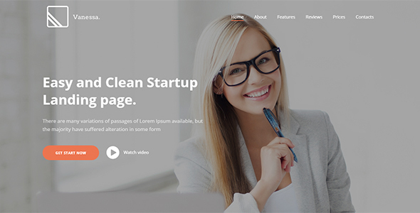 Vanessa Easy Startup Instapage Landing Page - Instapage Marketing