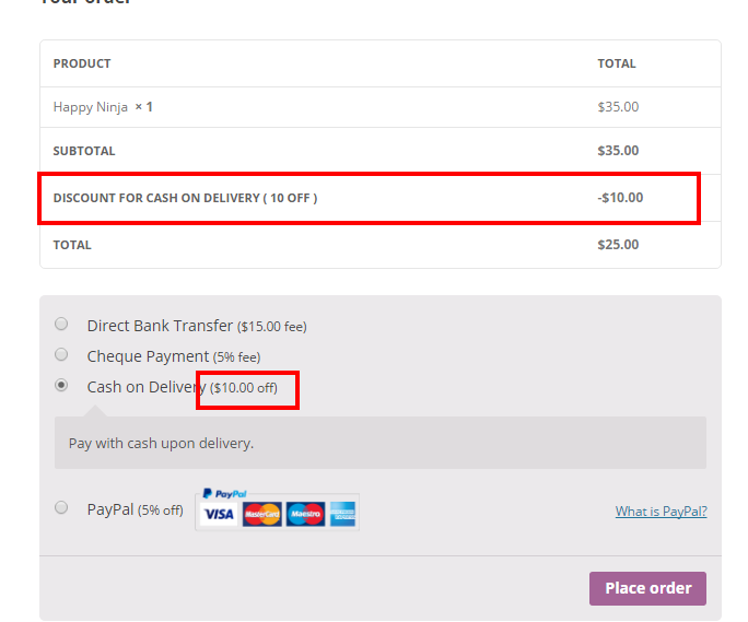 WooCommerce - Payment Gateways Discount and Fees by wpeliteplugins