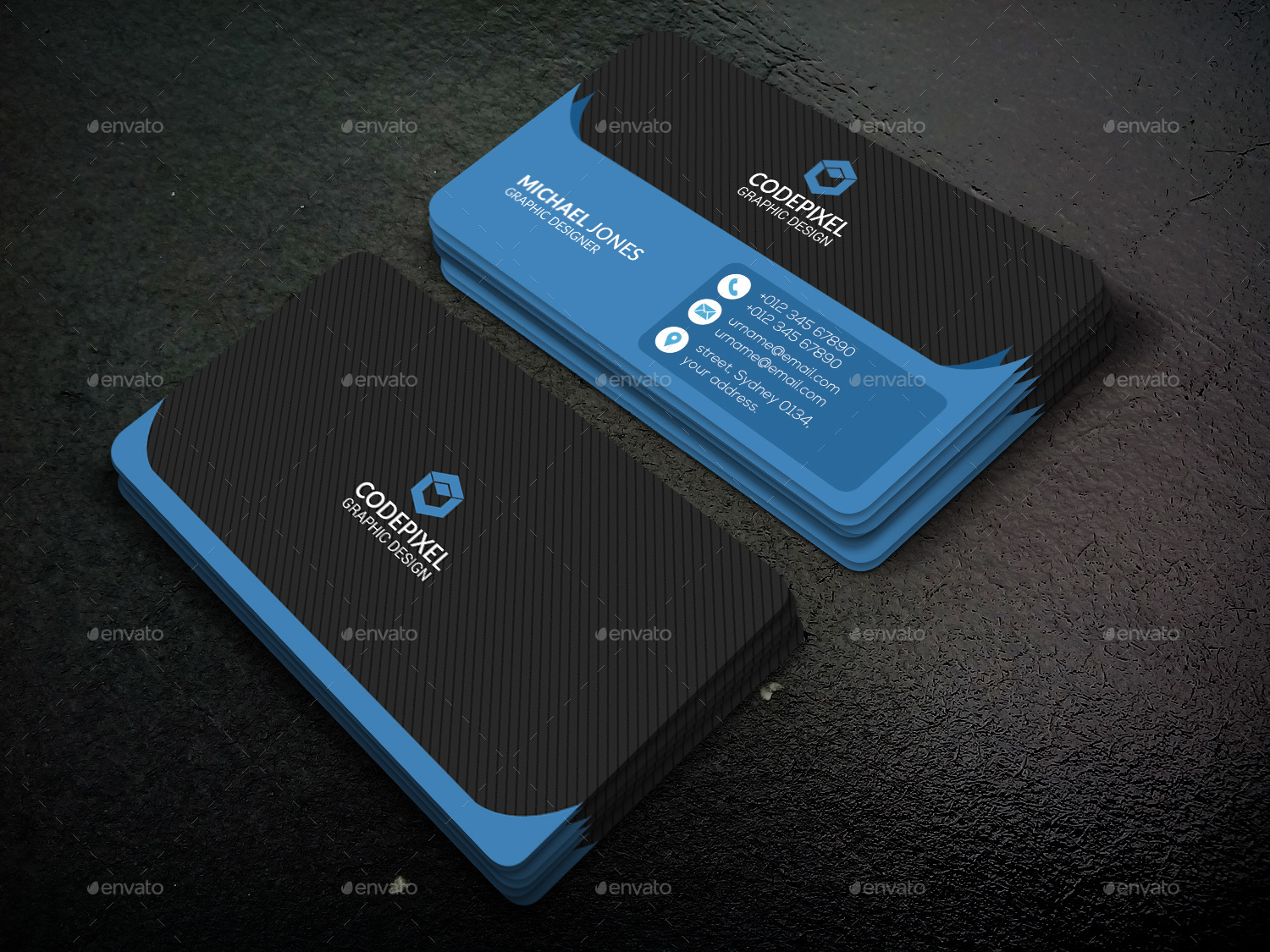 Corporate Business Card, Print Templates | GraphicRiver