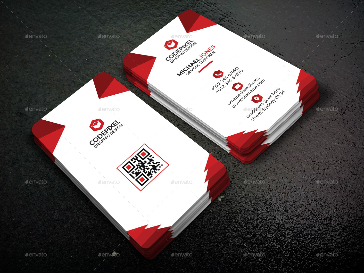 Corporate Business Card , Print Templates | GraphicRiver