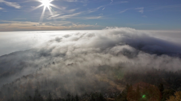 View On The Sun Over Inversion From Jested