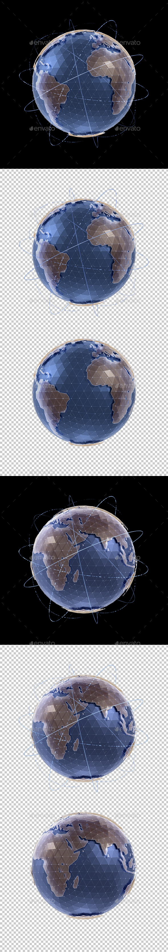 World Globe - Objects 3D Renders