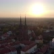 The Cathedral of St. John the Baptist in Wroclaw, Poland during sunrise - VideoHive Item for Sale