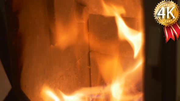 Man Opens a Door of the Metal Furnace alt