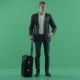 Man With a Suitcase - VideoHive Item for Sale