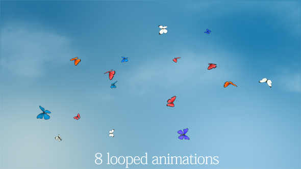 Butterflies Animations Pack
