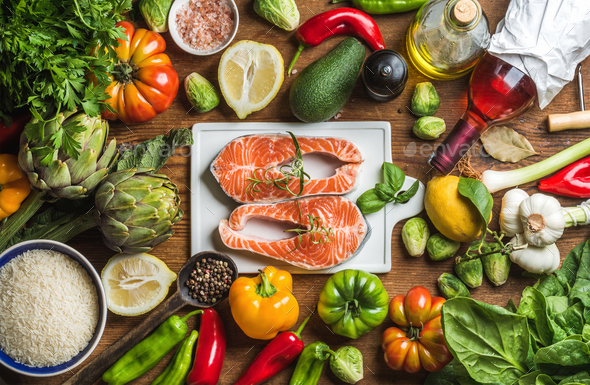 Dinner cooking ingredients - Stock Photo - Images