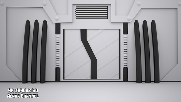 3D Sci-Fi Door Open alt