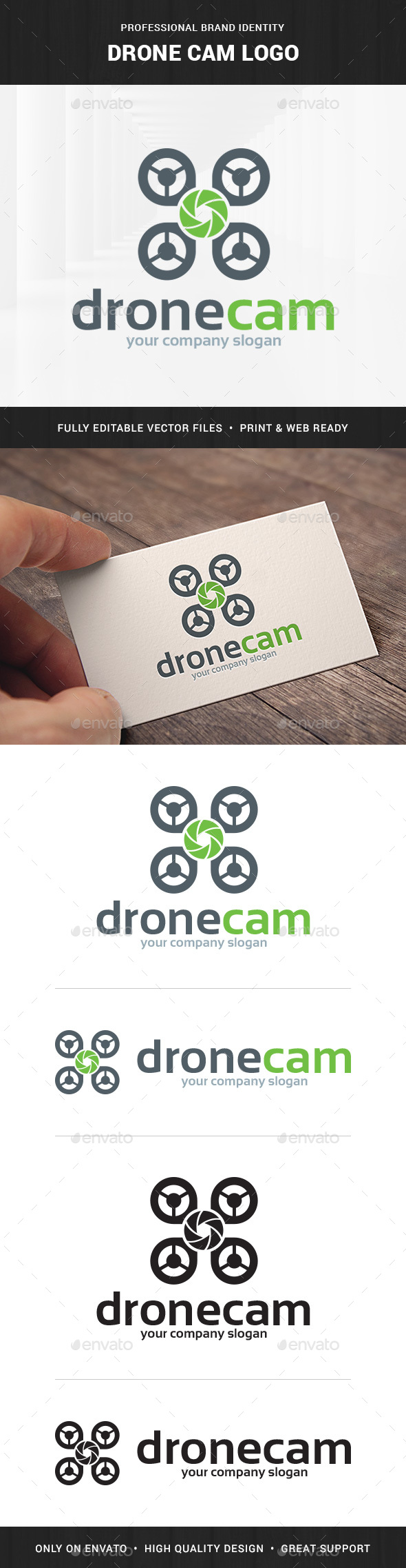 Drone Cam Logo Template - Objects Logo Templates