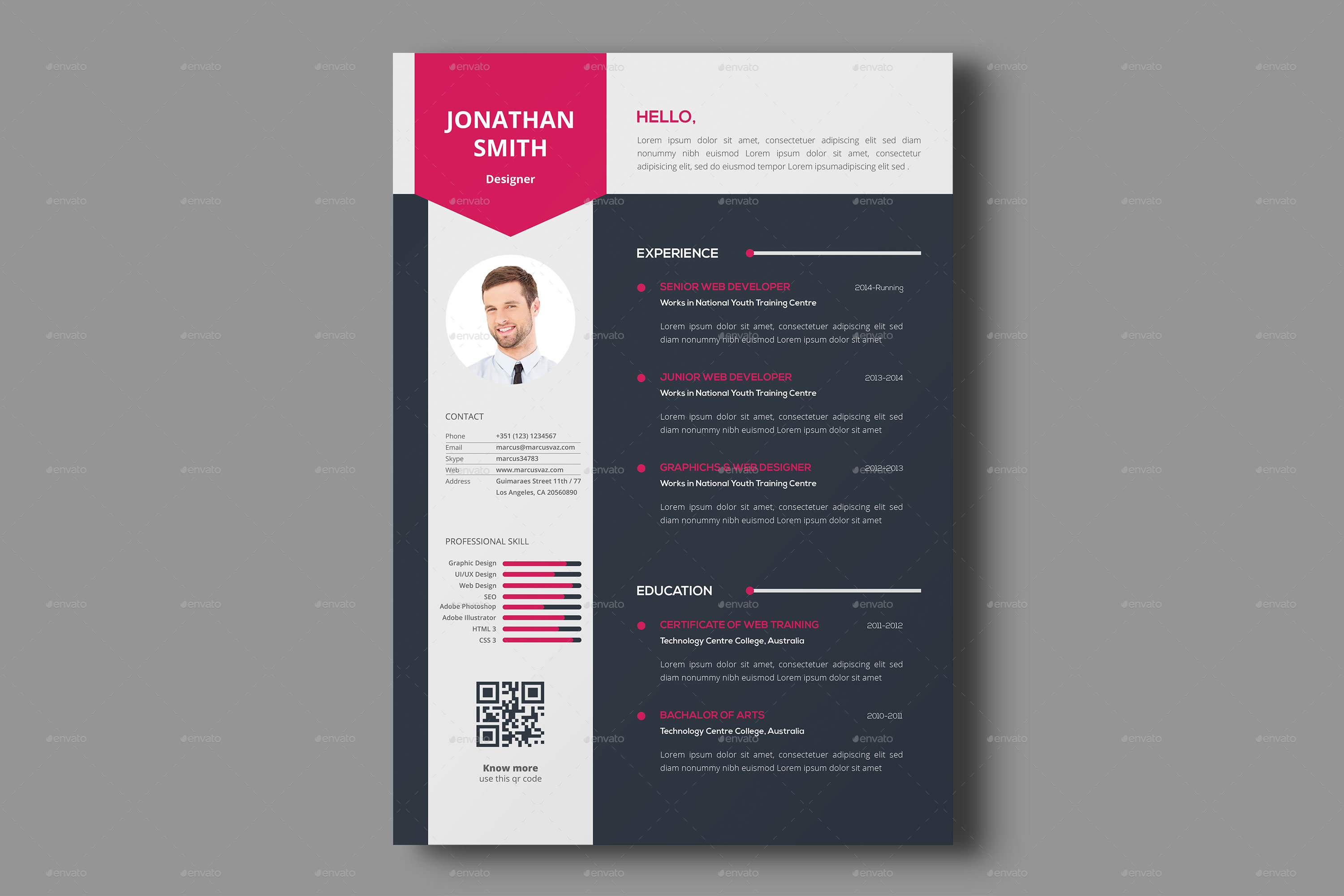 Resume Template, Print Templates | GraphicRiver