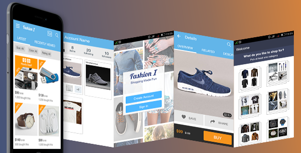 Ionic Theme, Ionic Template for Fashion, Clothing, Apparel Store Mobile Application - CodeCanyon Item for Sale