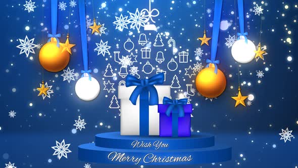 Christmas Gifts Loop Background 4K alt