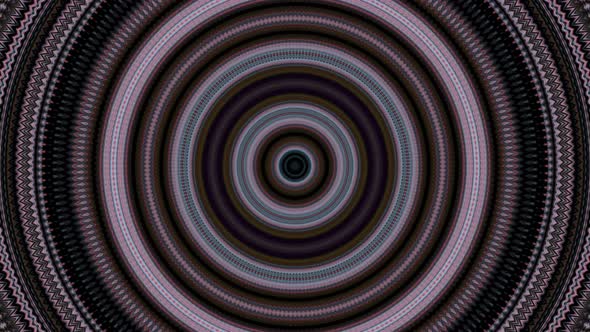 Colorful kaleidoscope tunnel animation in center alt