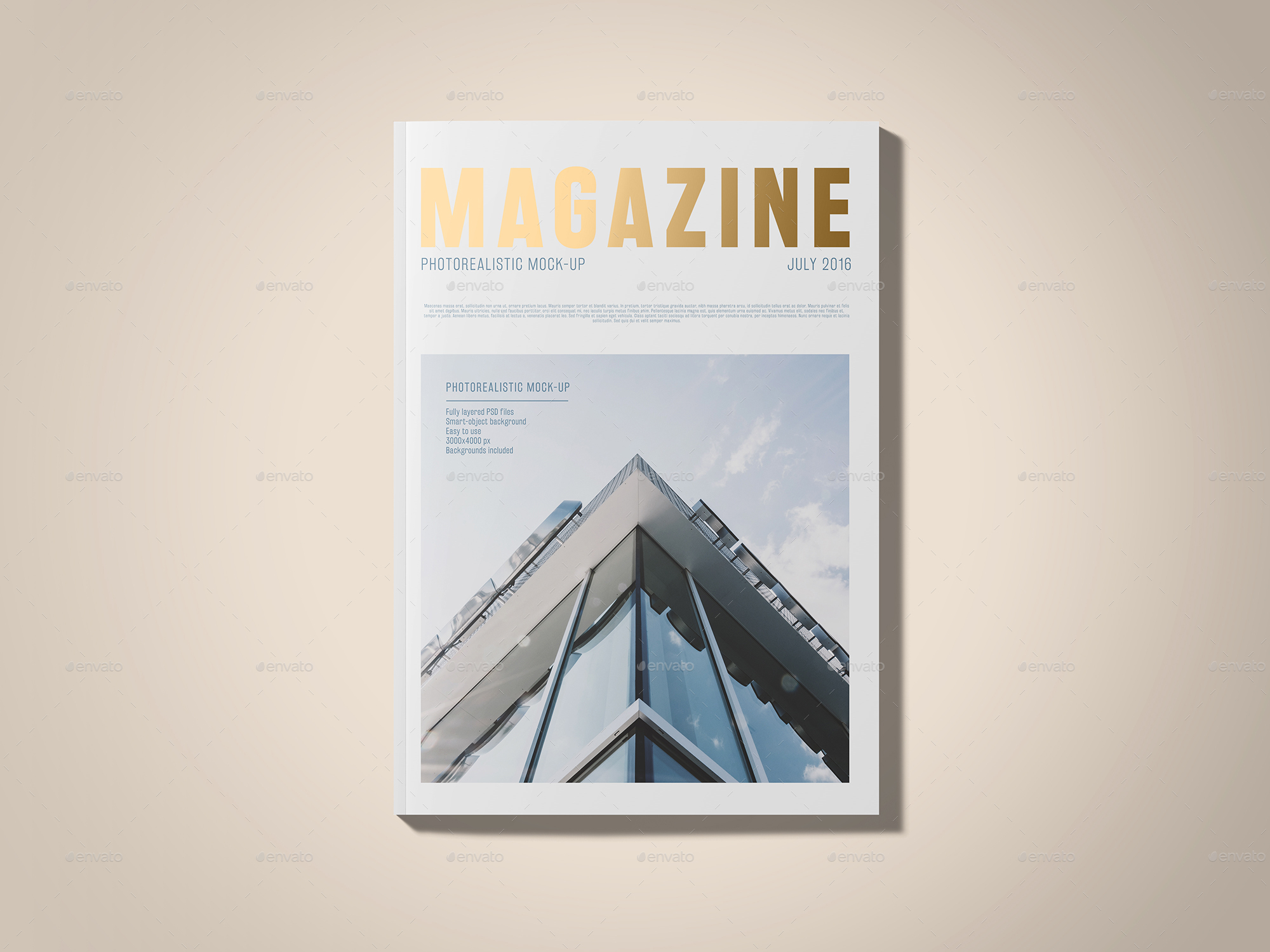 magazine cover mockup