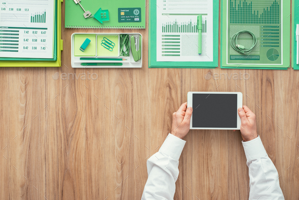 Green business office - Stock Photo - Images