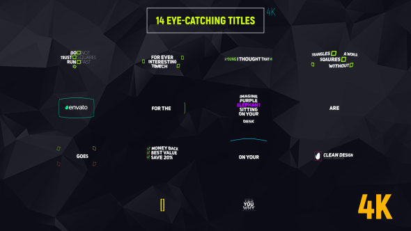 14 Eye-catching Titles - VideoHive 17001501