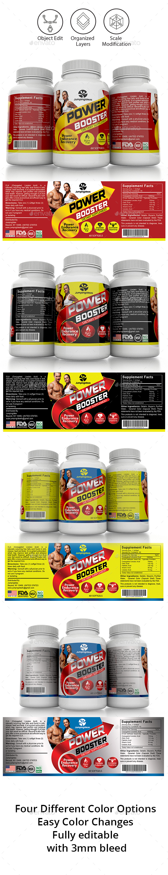 Supplement Label Templates