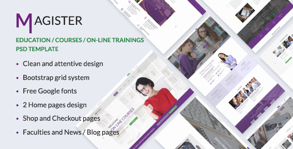 Magister -Education Courses - ThemeForest 17012171