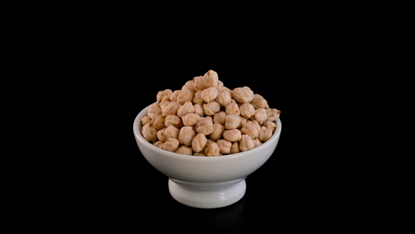 Chickpeas Garbanzos Beans in a Bowl alt