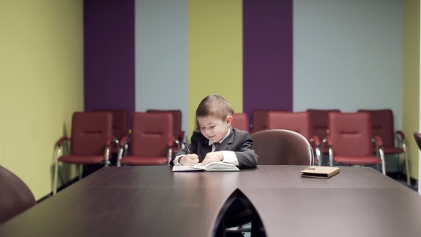 Little Secretary Kid Brought Coffee Little Boss