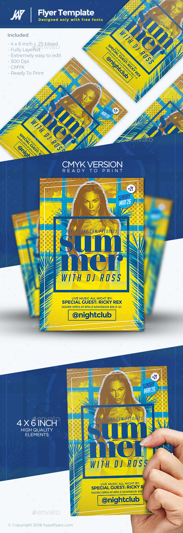 Summer Party Flyer Template