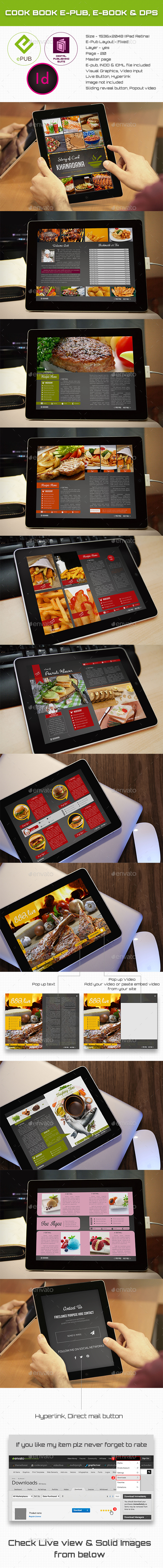 Cook Book E-book, E-pub & DPS - ePublishing