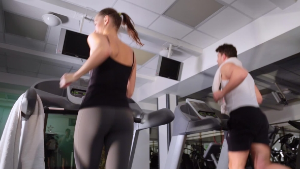 Running In The Gym Club