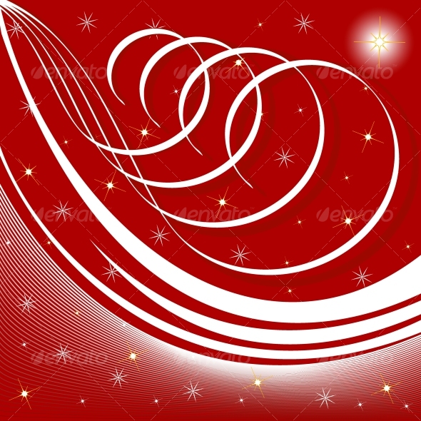 vector illustration of a snowstorm