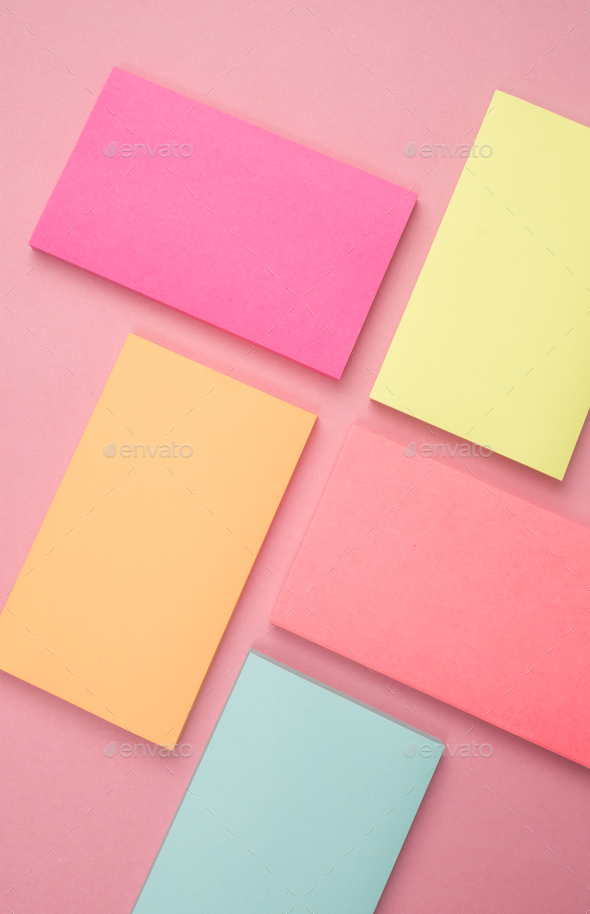 Paper memo notes Stock Photo by hughadams PhotoDune