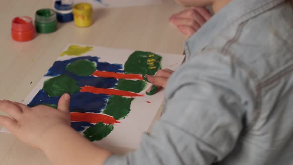 Creative Artwork Kids Therapy Painting Lesson alt