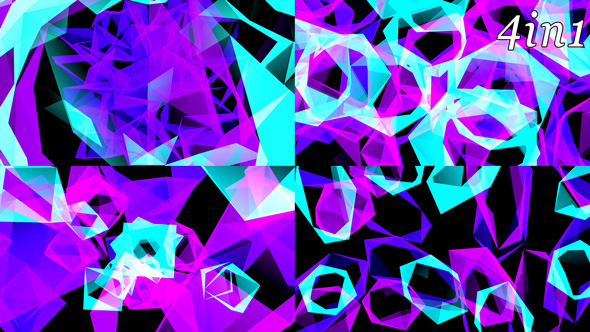 Abstract Shape - Vj Loop Pack (4in1), Motion Graphics | VideoHive