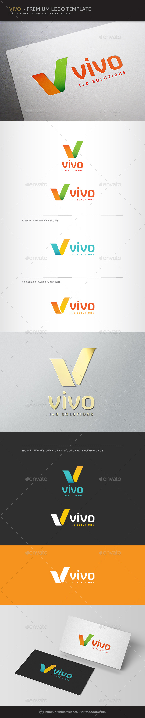 Vivo Logo - Letters Logo Templates