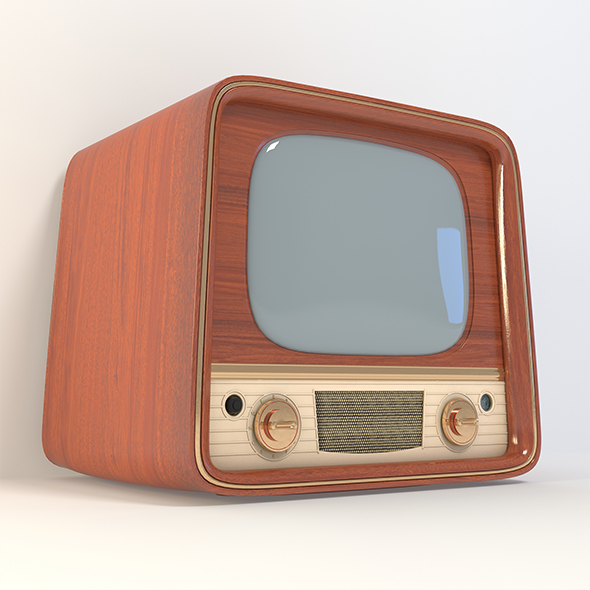 Vintage TV - 3Docean 17071571