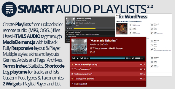 Smart Audio Playlists - CodeCanyon Item for Sale