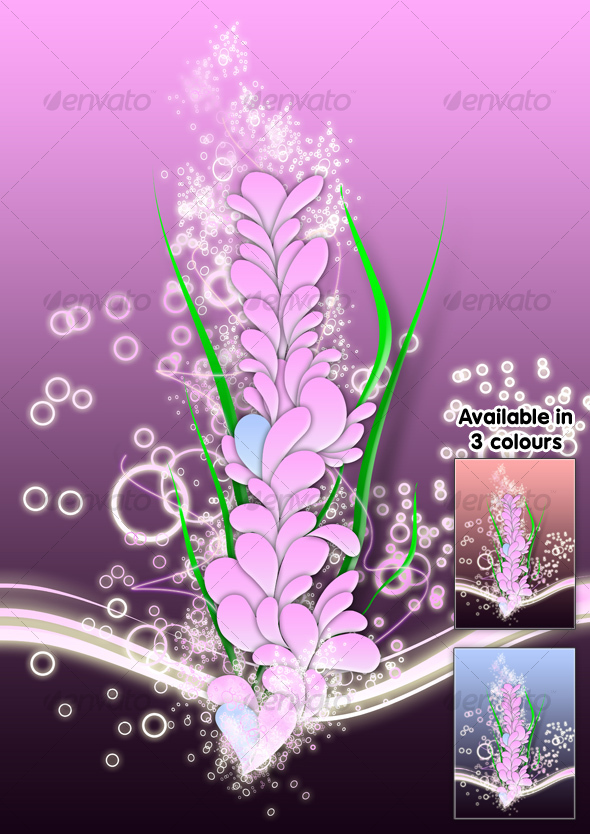 Amazing Glowing Flower - Miscellaneous Illustrations