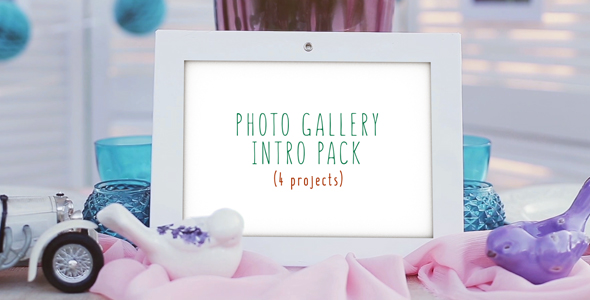 Photo Gallery Intro Pack Video Displays template preview