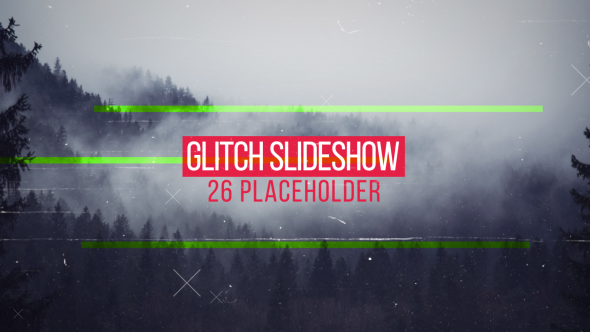 Glitch Slideshow - VideoHive 17082462