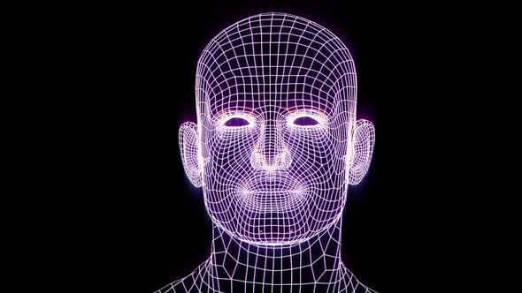 Grid Human Head Speaking