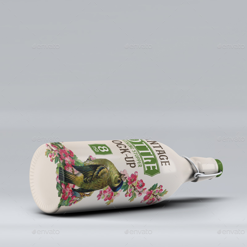 Bottle Lightning Stopper MockUp, Graphics GraphicRiver