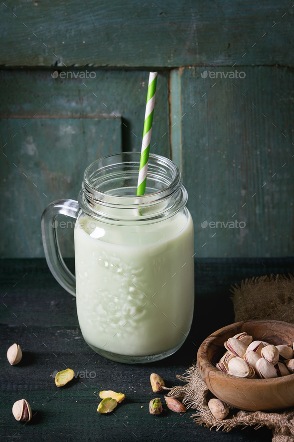 Yogurt with pistachios Stock Photo by NatashaBreen PhotoDune